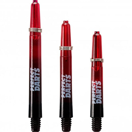 *Perfect Darts - Two Tone Shafts - Polycarbonate - Black & Red - 3 Sets Pack