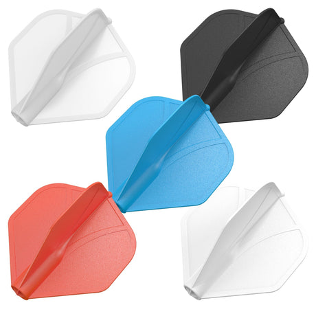 Shot Airfoil Dart Flights - Moulded Flight and Shaft - Standard