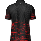 Arraz Lava Dart Shirt - with Pocket - Black & Red