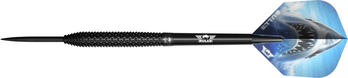 Bulls Shark Pro Black Darts - Steel Tip - 90% Tungsten