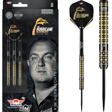 Bulls Kim Huybrechts Darts - Steel Tip - 90% - Black E2 23g