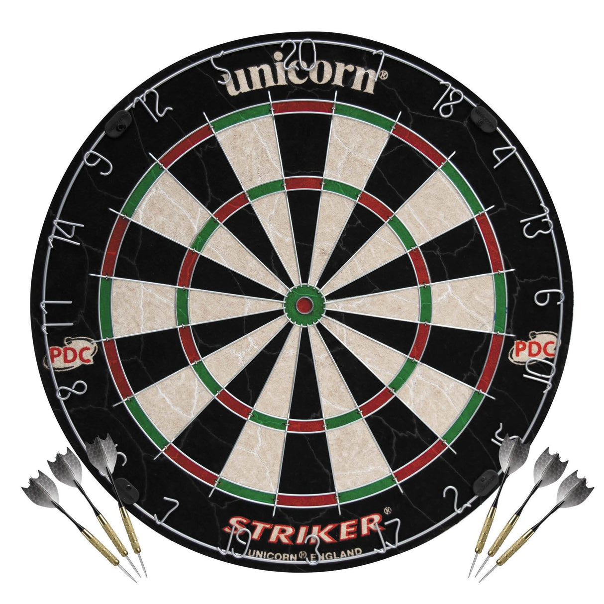 Unicorn Striker Home Darts Centre - inc - Cabinet Dartboard Darts
