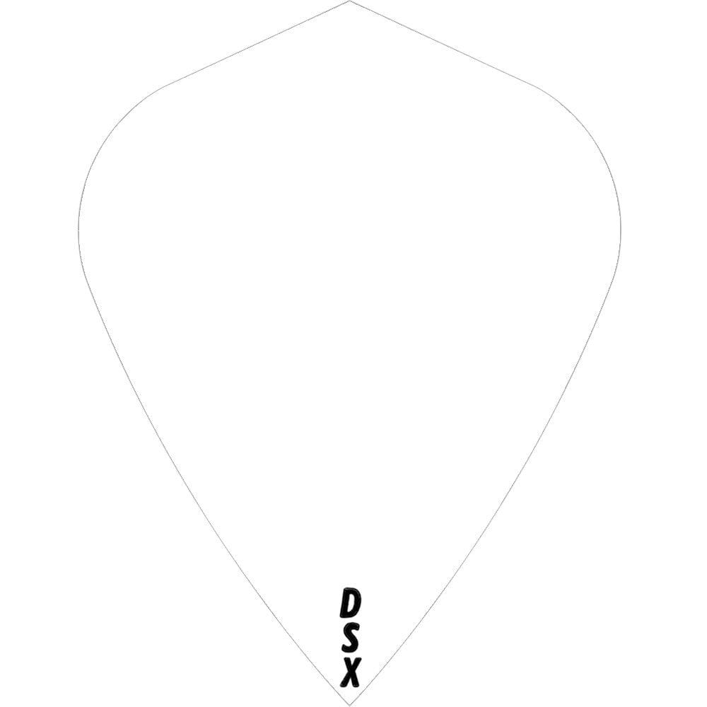 *Designa DSX100 Dart Flights - Kite White