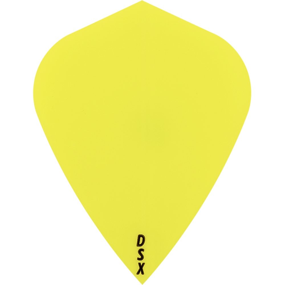 *Designa DSX100 Dart Flights - Kite Yellow