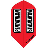 *Pentathlon Flights - Transparent Window - HD150 - Slim Red