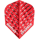 *Harrows Dart Flights - Std - Dimplex Sparkle - Plain Red