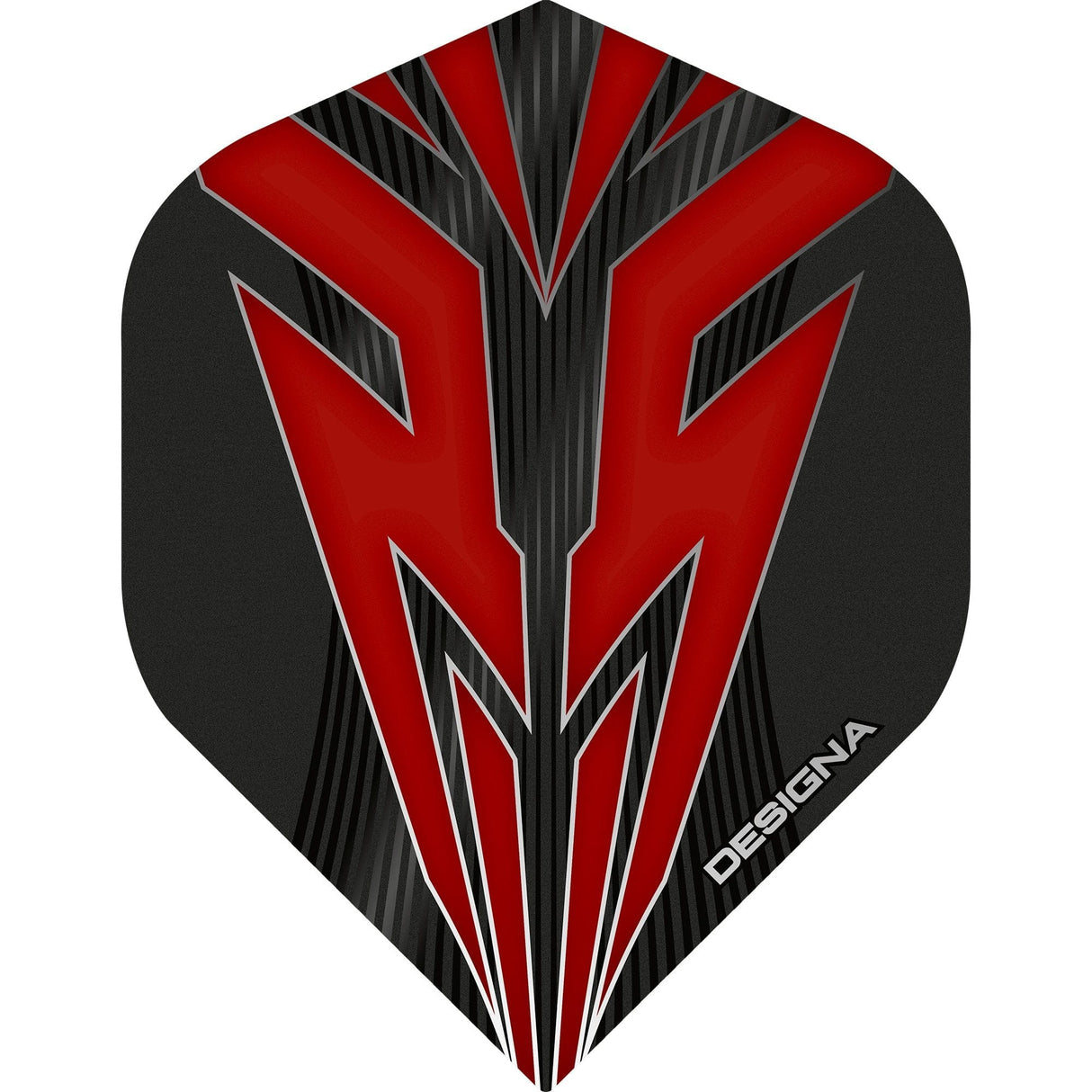 *Designa Mako Darts Flights - Extra Strong - Std Red