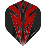 *Designa Mako Darts Flights - Extra Strong - Std Red