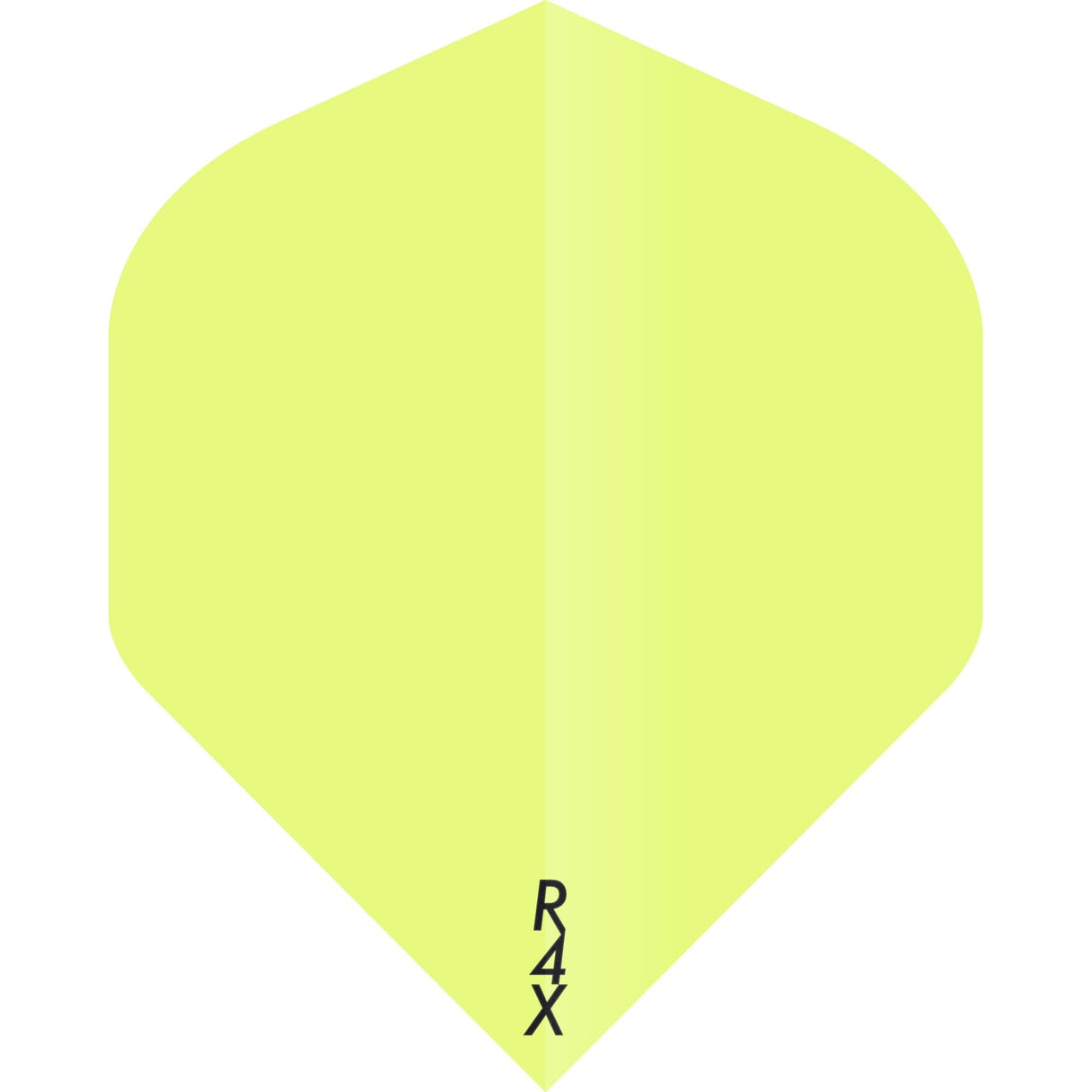 Ruthless R4X - Solid - Dart Flights - 100 Micron - No2 - Std Fluro Yellow