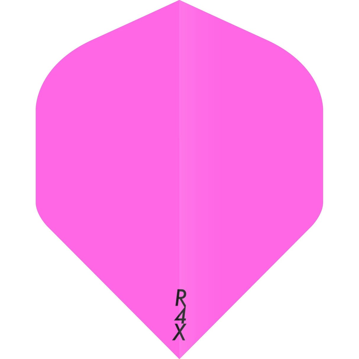 Ruthless R4X - Solid - Dart Flights - 100 Micron - No2 - Std Fluro Pink
