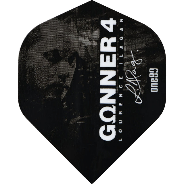 One80 Dart Flights - 100 Micron - Standard No2 - Gunner 4
