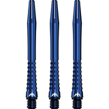 Mission Atom13 Aluminium Shafts - Anodised Metal Stems - Blue