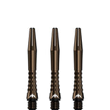 Mission Atom13 Aluminium Shafts - Anodised Metal Stems - Bronze
