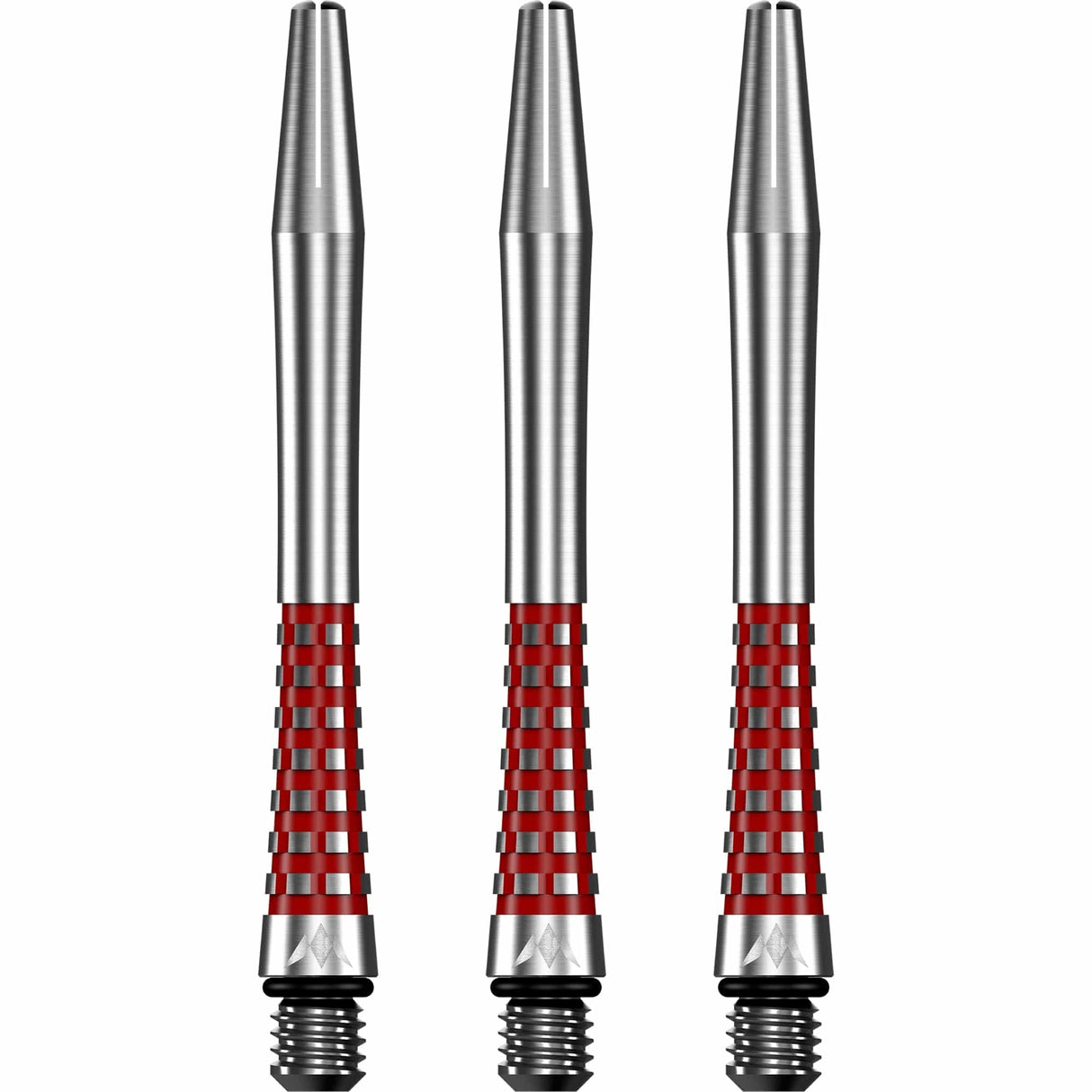 Mission Atom13 Aluminium Shafts - Natural Metal Stems - Red