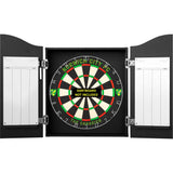 Norwich City FC - Official Licensed - The Canaries - Dartboard Cabinet - C2 - Stripes - Crest