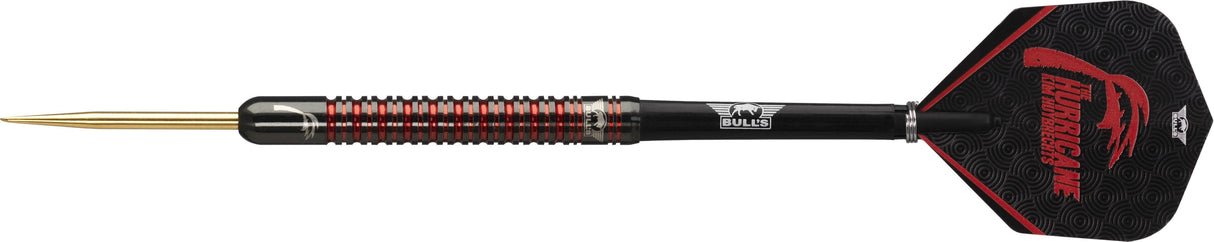 *Bulls Kim Huybrechts Darts - Steel Tip - Black - The Hurricane