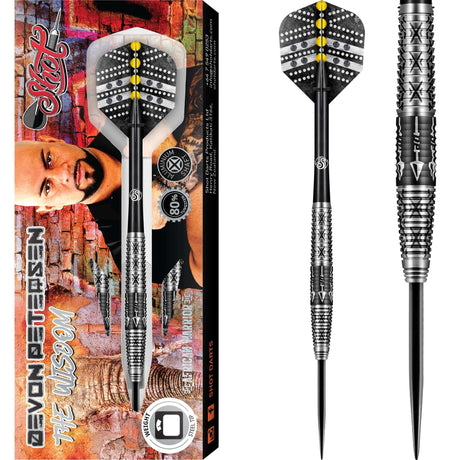 *Shot Devon Petersen Darts - Steel Tip - Wisdom 23g