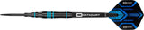 Datadart Phantom Darts - Steel Tip - Black Titanium - Blue Rings