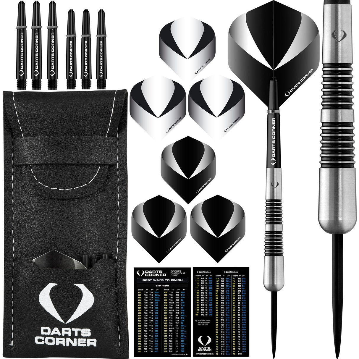 Darts Corner Warfare Darts - Steel Tip - M6 - Black Ring 24g