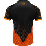 Harrows Paragon Dart Shirt - with Pocket - Black & Orange