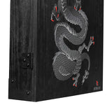 Ruthless Dartboard Cabinet - Square Design - Dragon