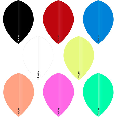 *Ruthless R4X - Solid - Dart Flights - 100 Micron -  Pear
