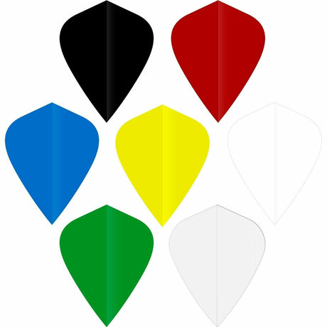 *Ruthless Poly Plain - Solid - Dart Flights - 75 Micron - Kite