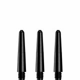 Designa Nylon Shafts - Durable Dart Stems - Black Extra Short