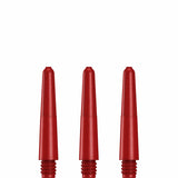 Designa Nylon Shafts - Durable Dart Stems - Red Extra Short