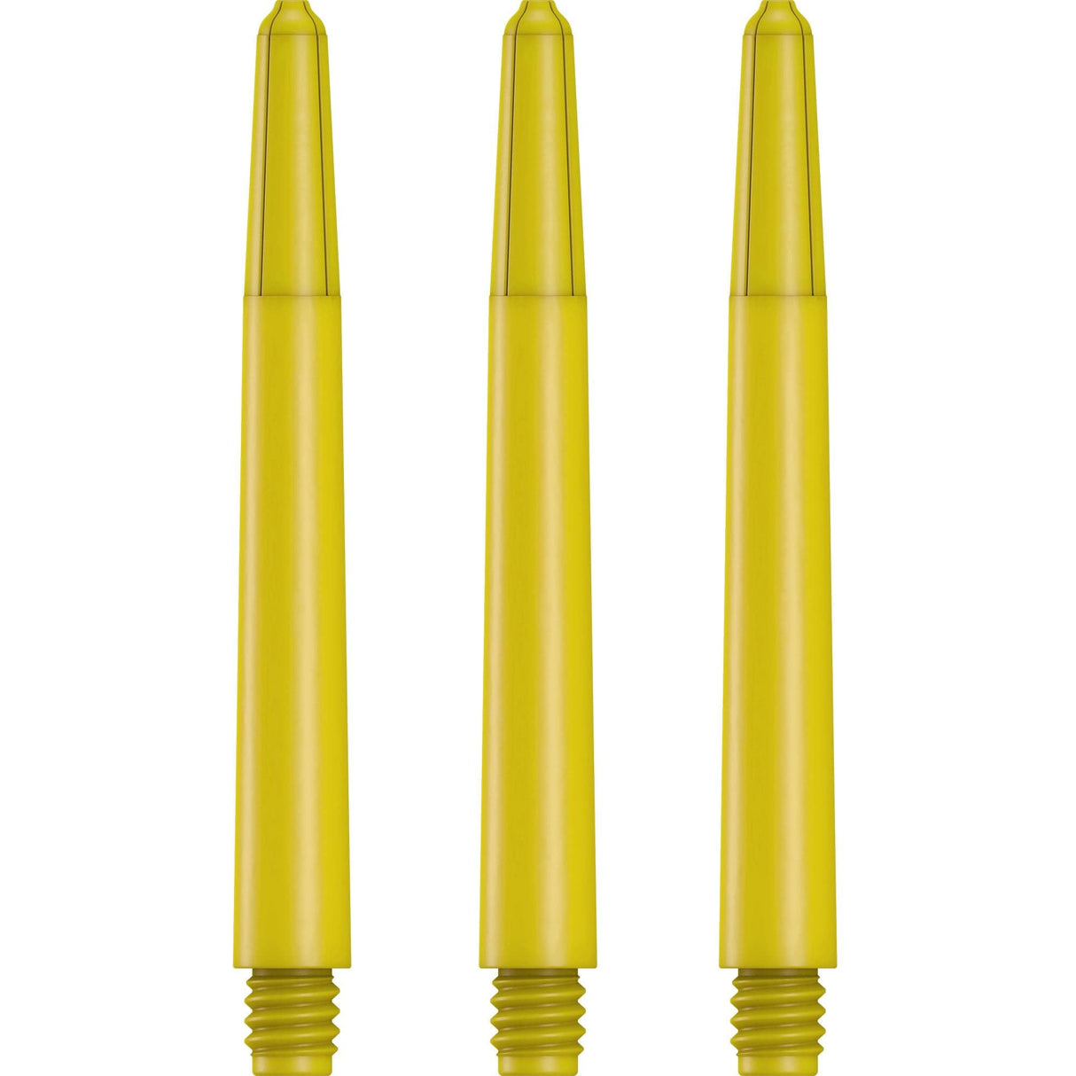 Designa Nylon Shafts - Durable Dart Stems - Yellow Medium
