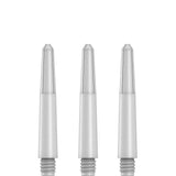 Designa Nylon Shafts - Durable Dart Stems - Pure White Short