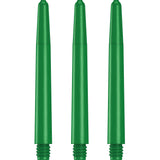 Designa Nylon Shafts - Durable Dart Stems - Green Medium