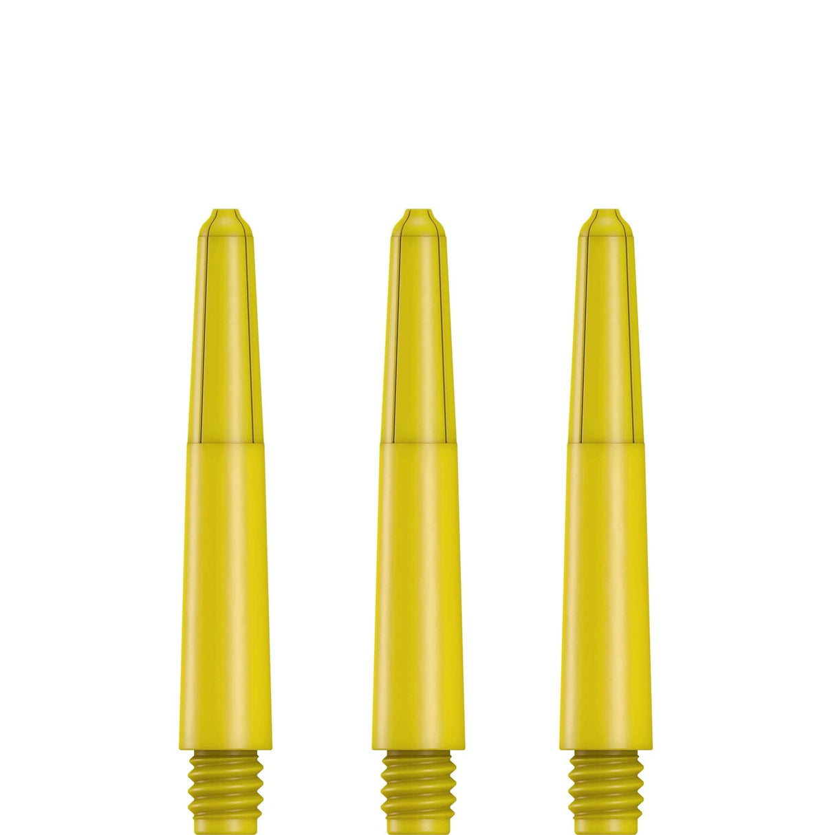 Designa Nylon Shafts - Durable Dart Stems - Yellow Short
