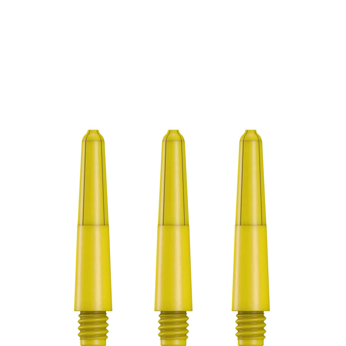 Designa Nylon Shafts - Durable Dart Stems - Yellow Extra Short