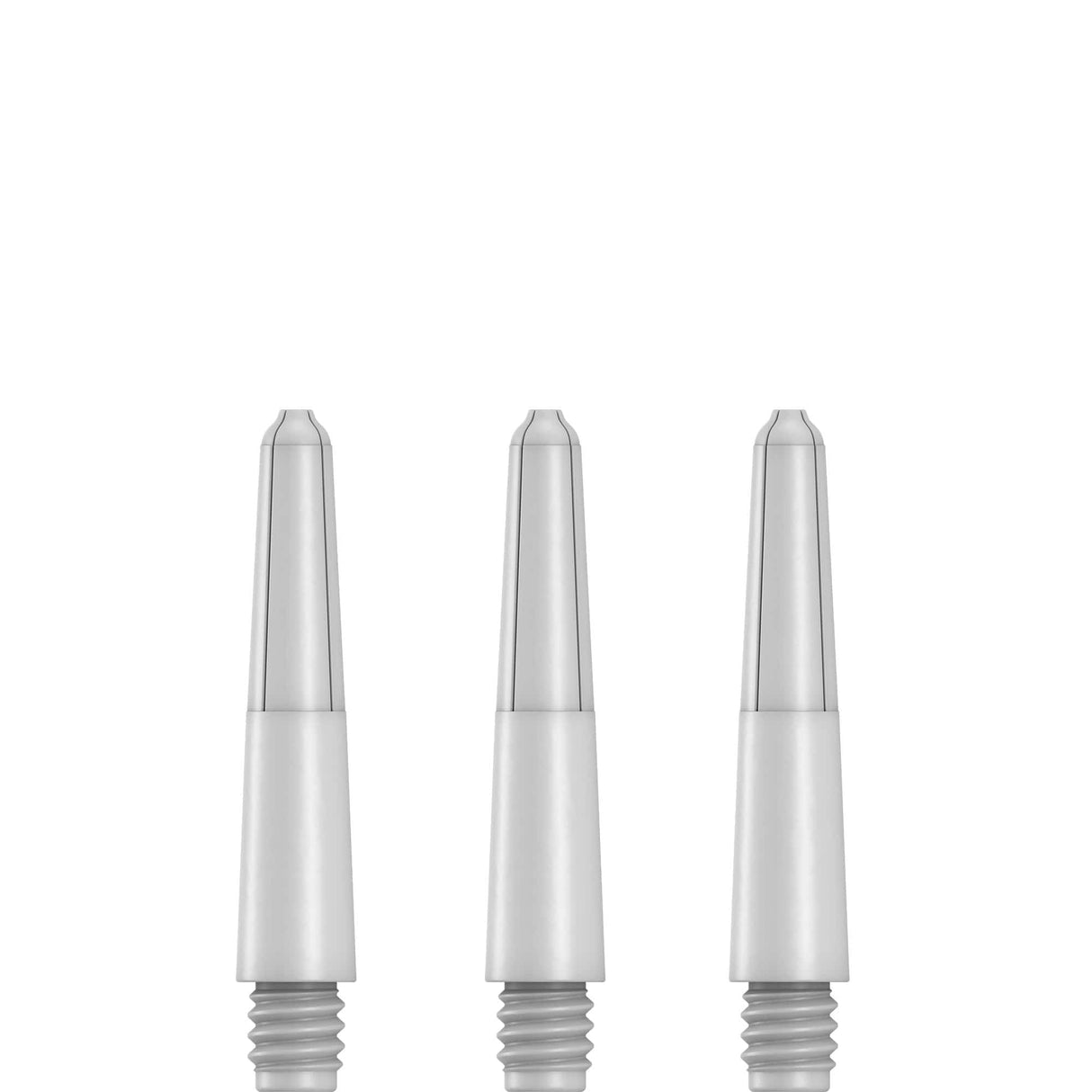 Designa Nylon Shafts - Durable Dart Stems - Pure White Extra Short