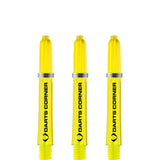 *Darts Corner Polycarbonate Shafts - Dart Stems - Yellow Short