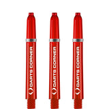 *Darts Corner Polycarbonate Shafts - Dart Stems - Red Tweenie