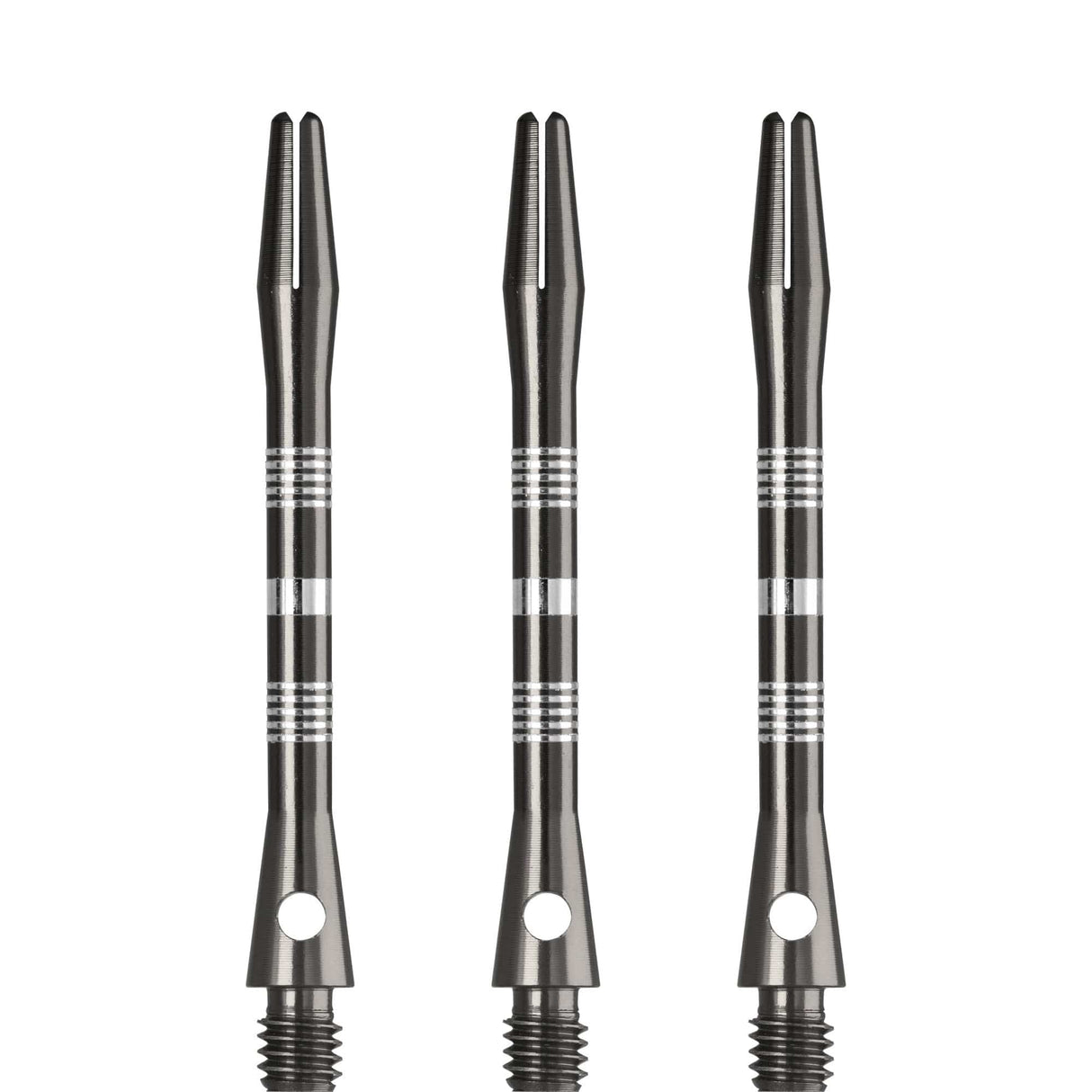 Designa Multiline Aluminium Shafts - Regrooved - Gun Metal