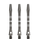 Designa Multiline Aluminium Shafts - Regrooved - Gun Metal