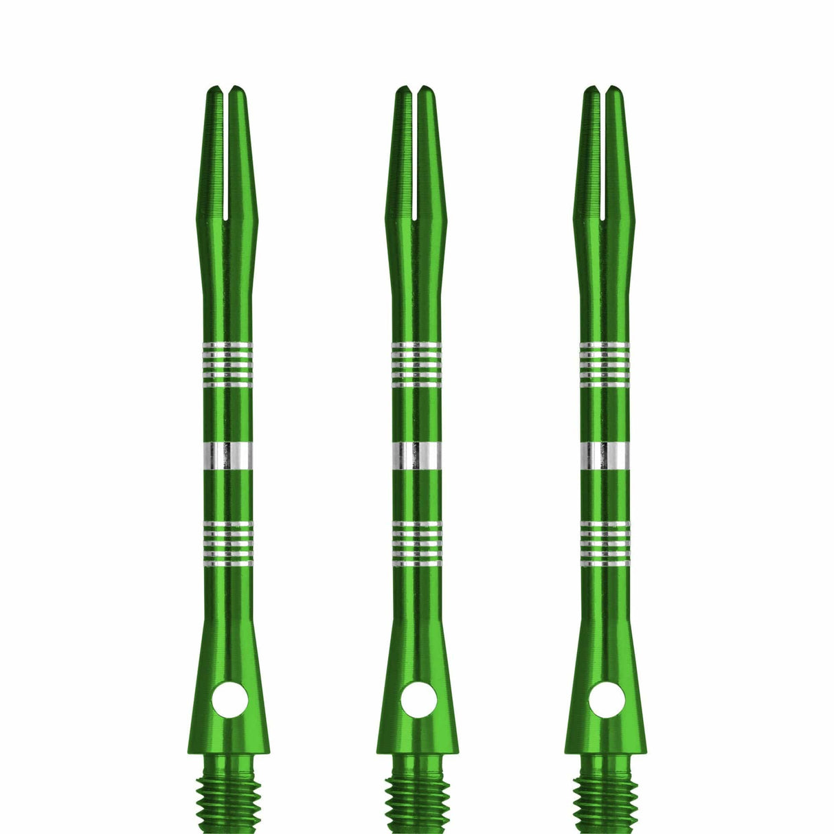 Designa Multiline Aluminium Shafts - Regrooved - Green Medium