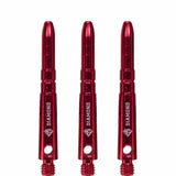 Cuesoul - Aluminium Dart Shafts - Diamond - Value Pack - 4 sets - Red Tweenie