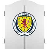 Scotland Football Dartboard Cabinet - Official Licensed - C1 - White - Logo
