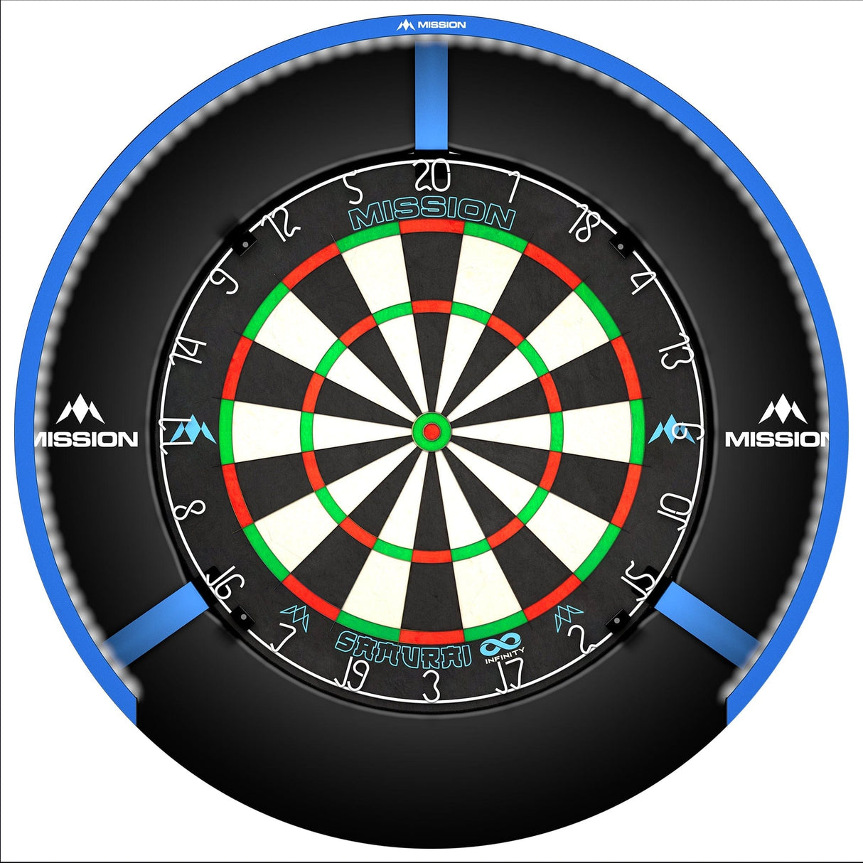 Mission Torus 270 Dartboard Lighting - Bright White Light Blue