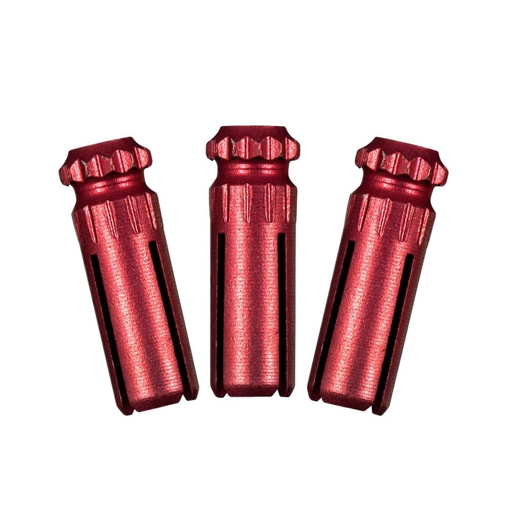 Designa - Dart Flight Protectors - Anodised Alloy Red
