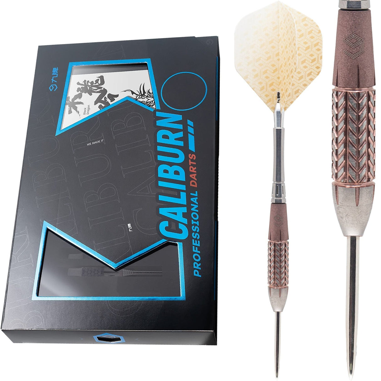 Caliburn Griffin Darts - Steel Tip - 97.5% - Gold 22g