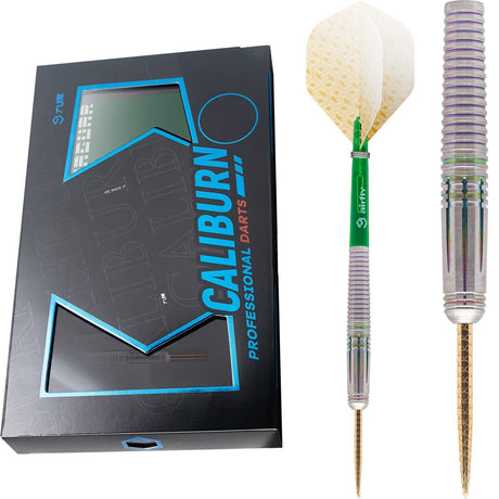 *Caliburn Jaguar Darts - Steel Tip - 90% - Rainbow 24g