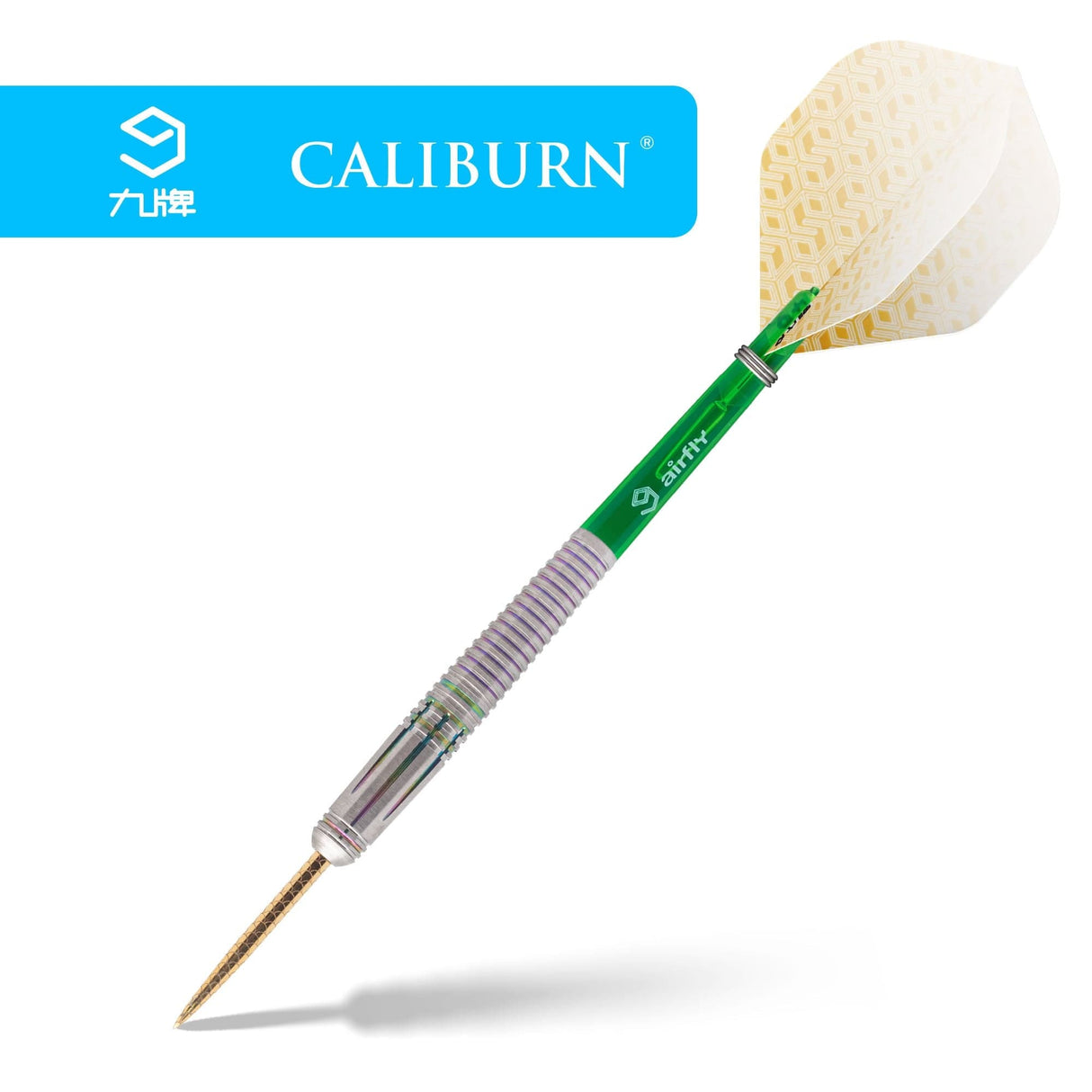 *Caliburn Jaguar Darts - Steel Tip - 90% - Rainbow 24g