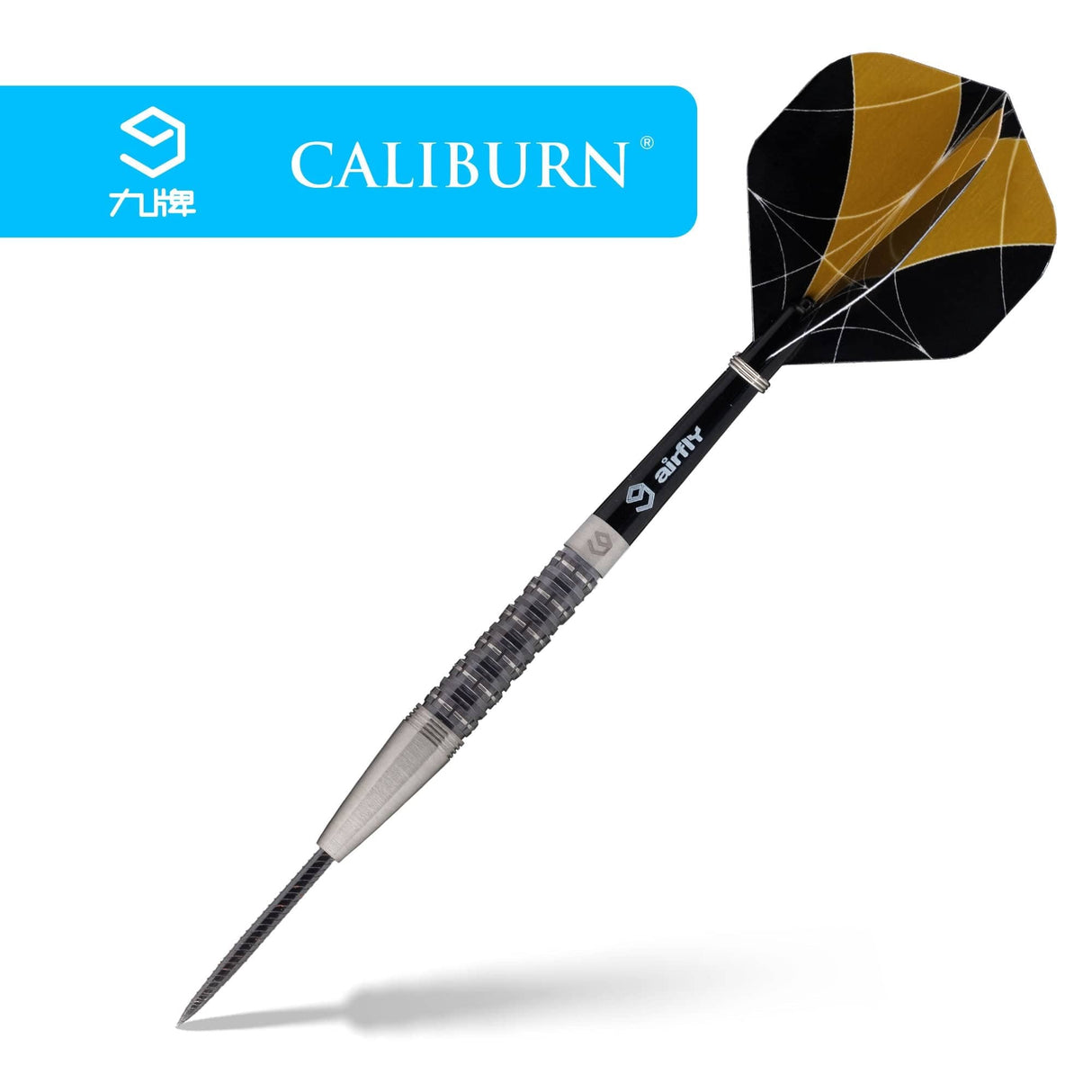 *Caliburn Nights Watch Darts - Steel Tip - 95% - N2 - Black 22g