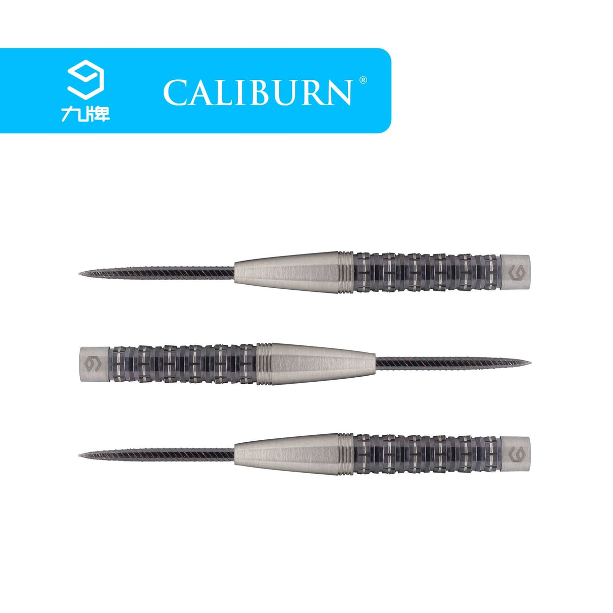 *Caliburn Nights Watch Darts - Steel Tip - 95% - N2 - Black 22g