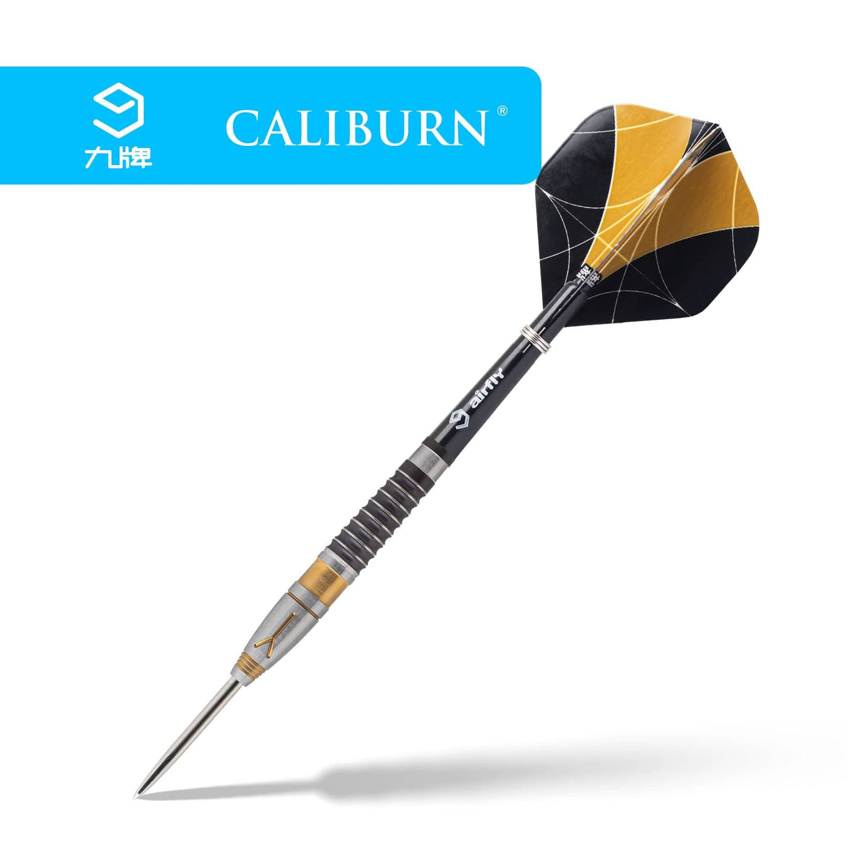 *Caliburn Y Darts - Steel Tip - 90% - Black & Gold - 22g 22g